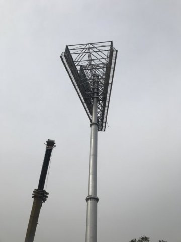 Highest Dual Billboard on Unipole Installed at Eighteen Islamabad